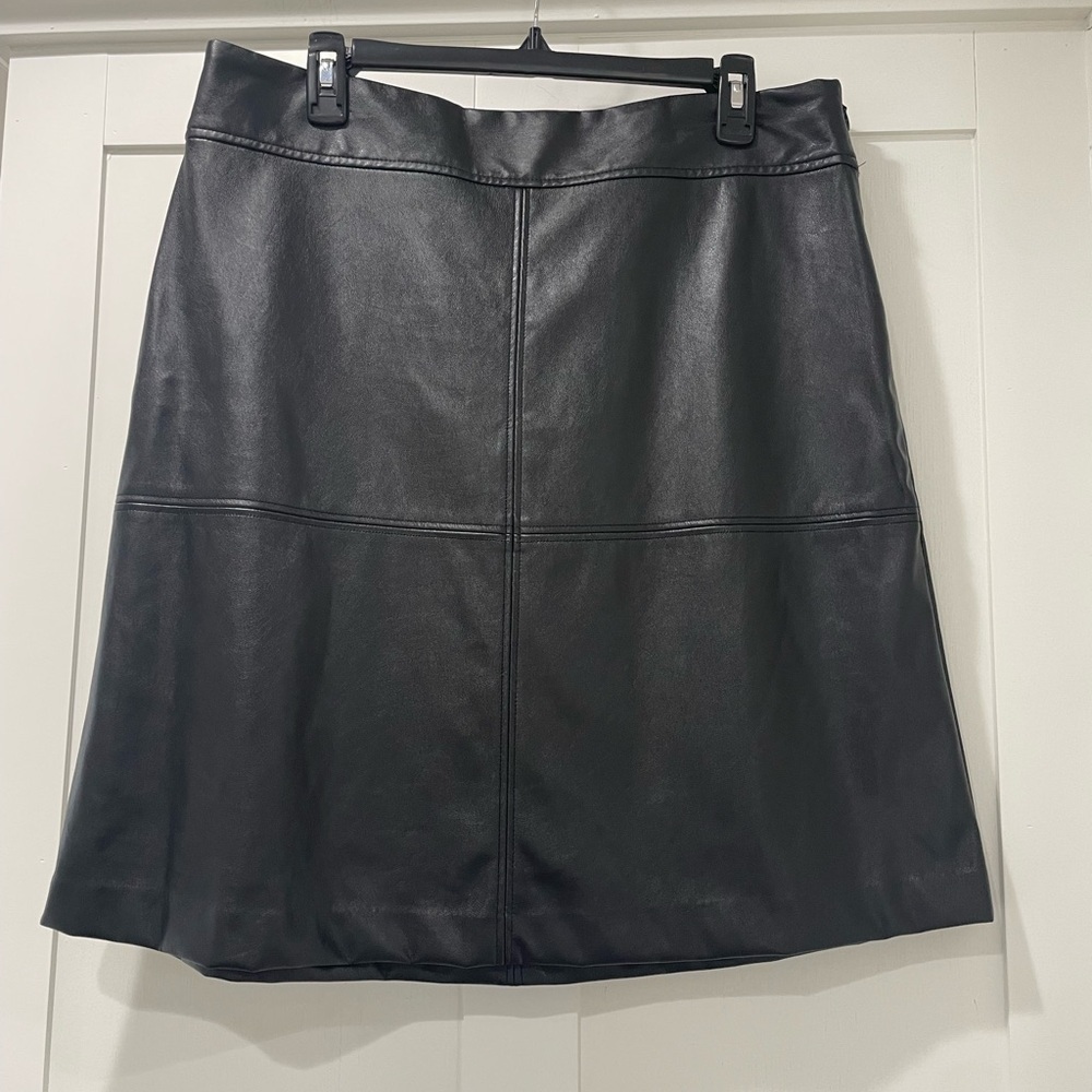 Alfani Faux Leather Skirt Size 10‎